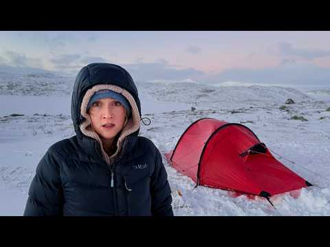 Caught in a Blizzard While Solo Camping