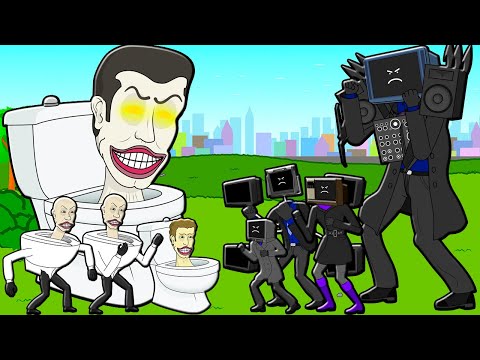 ALL SERIES STORY OF FAMILY TV WOMAN & TV MAN! Skibidi Toilets Cartoon Animation