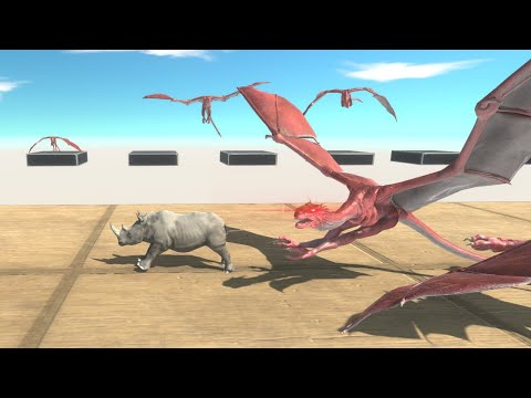 Run Away from Wyverns - Animal Revolt Battle Simulator