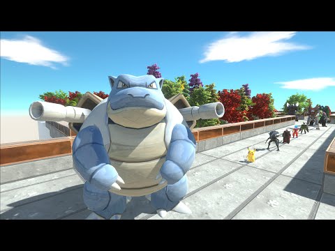 - BLASTOISE DEATH RUN - Animal Revolt Battle Simulator