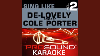 Be A Clown (Karaoke Lead Vocal Demo) (In the Style of Cole Porter)