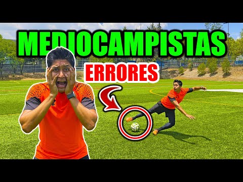 ERRORES MAS COMUNES “MEDIOCAMPISTAS” ❌ Dejar de hacer esto en tus partidos de futbol  ⚽️