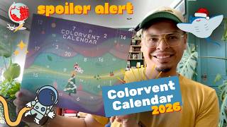 Colorvent Calendar 2026 | Inkvent Calendar Colorverse Edition | Spoiler Video! Swatching all 24 inks