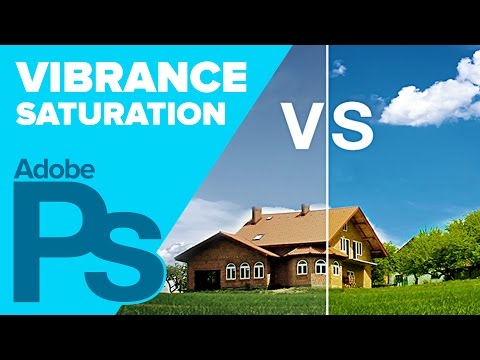 Vibrance VS Saturation in Photoshop