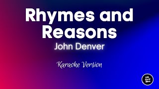 John Denver - Rhymes and Reasons (Karaoke)