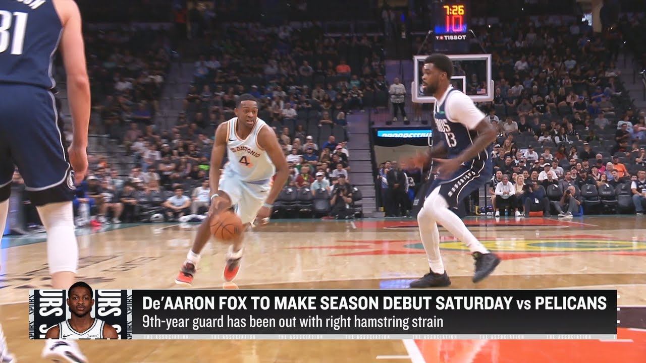 De'Aaron Fox Makes His Season Debut Tomorrow vs Pelicans 👀 | The Association