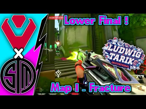 Lower Bracket Final | Map 1 Highlight - Sentinels VS TSM | Ludwig x Tarik Invitational