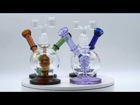 Tsunami Side Neck Showerhead Dome Water Pipe (8")