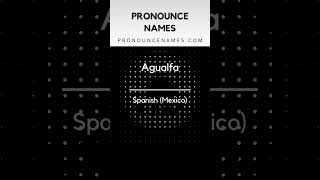 How to pronounce Agualfa