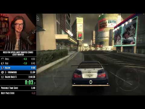 Need for Speed: Most Wanted (2005) Speedrun - Least Wanted - 2:43:58 [04/14/2024]
