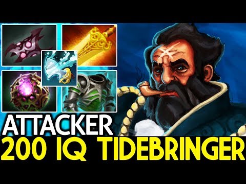 Attacker [Kunkka] 200 IQ Tidebringer Epic Style Radiance Gameplay 7.22 Dota 2
