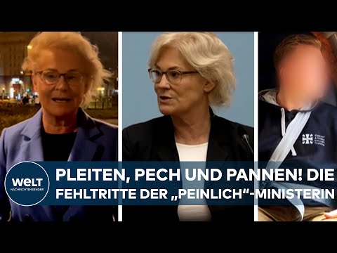 CHRISTINE LAMBRECHT: Pleiten, Pech und Pannen! Die größten Fehltritte der "Peinlich"-Ministerin!