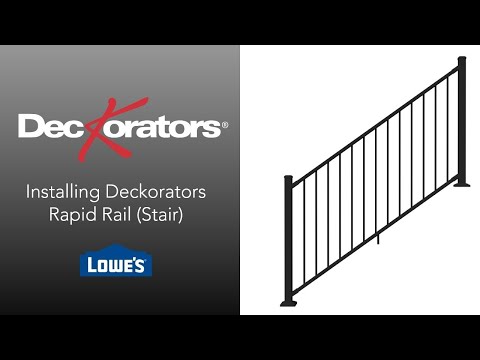 Deckorators Rapid Rail Installation (Stair)