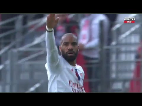 Lacazette Goal vs Clermont 1:0 Ligue 1