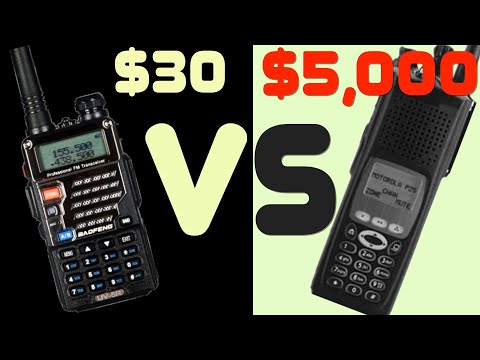 Motorola XTS5000 VS Baofeng UV-5R Ham Radio - FCC Rules, GMRS, DMR, P25, Encryption & More! XTS-5000