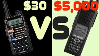 Motorola XTS5000 VS Baofeng UV-5R Ham Radio - FCC Rules, GMRS, DMR, P25, Encryption & More! XTS-5000