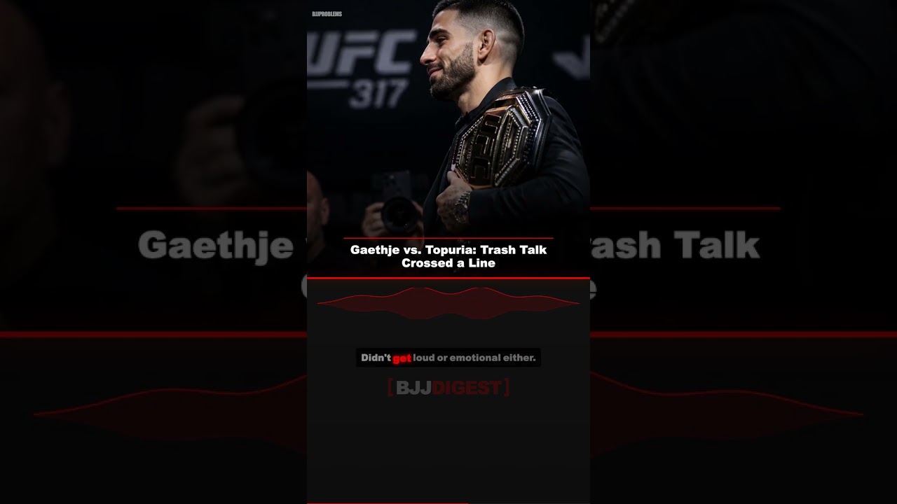 Gaethje vs. Topuria: Trash Talk Crossed a Line #Shorts