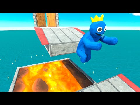 Creepy Monster Jump over High Steps - Animal Revolt Battle Simulator