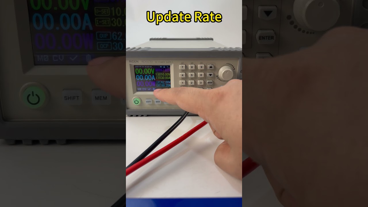 update rate in the RD power supply setting