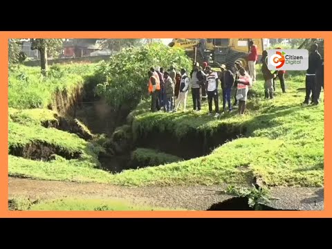Panic after huge sinkhole emerge near Ever-ready area
