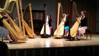 BYU Harp Ensemble - Williams, "Cantina Band"