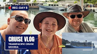 Transpacific Cruise Moorea Day 8 Vlog Snorkelling and island tour