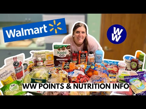 Healthy WALMART Grocery Haul | Weightwatchers Points | Weight Loss Journey | New WW Plan