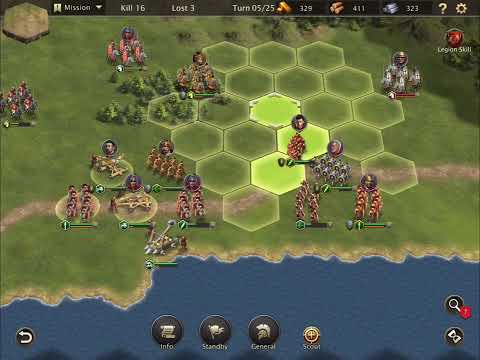 Grand War: Rome Punic wars chapter 5 walkthrough (the Battle of Lake Trasimene)