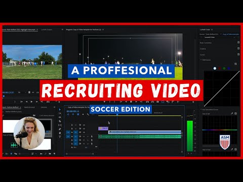 How to make a soccer/ futbol recruiting video | ASM Scholarships