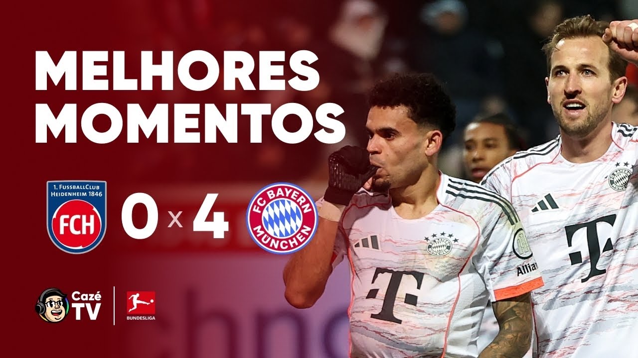 MELHORES MOMENTOS: HEIDENHEIM 0 X 4 BAYERN DE MUNIQUE | BUNDESLIGA 2025/2026 | 15ª RODADA