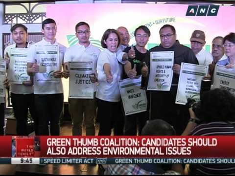 Candidates urged to tackle environmental issues