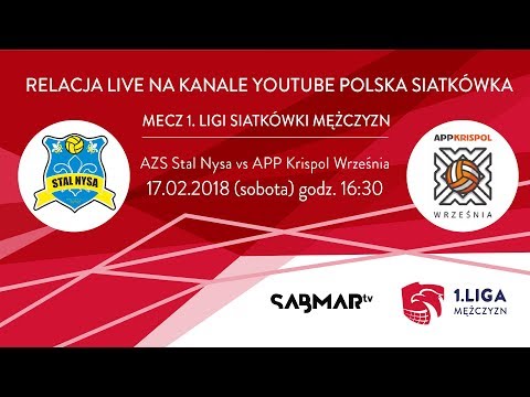 I Liga siatkówki AZS Stal Nysa - APP KRISPOL Września