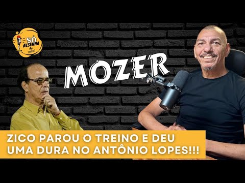 O DIA EM QUE ZICO PAROU O TREINO PRA DAR BRONCA NO ANTÔNIO LOPEZ