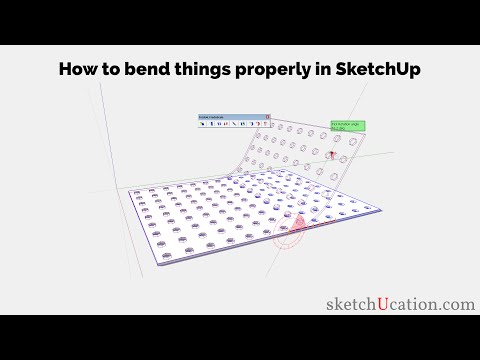 SketchUp Extension Tutorial | Radial Bending