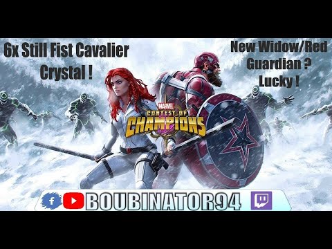 6x New Widow/Red Guardian Cavalier Crystal !