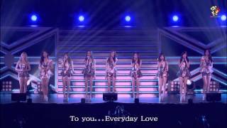 【繁體中字】少女時代 Girls&#39; Generation (SNSD) -  Everyday Love (橫濱FREE LIVE)