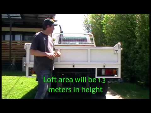 Gypsy tiny house on wheels (part 1) The truck used for the home made gypsy caravan