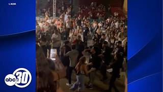 Massive brawl leads to 15 arrests at Visalia Convention Center