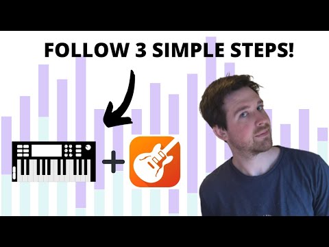 Connect MIDI Keyboard or Controller to Garageband on a Mac