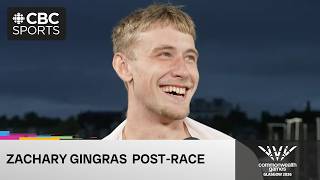 Zachary Gingras talks "insane" race and bronze medal win on Day 4 of Glasgow 2026 Commonwealth Games