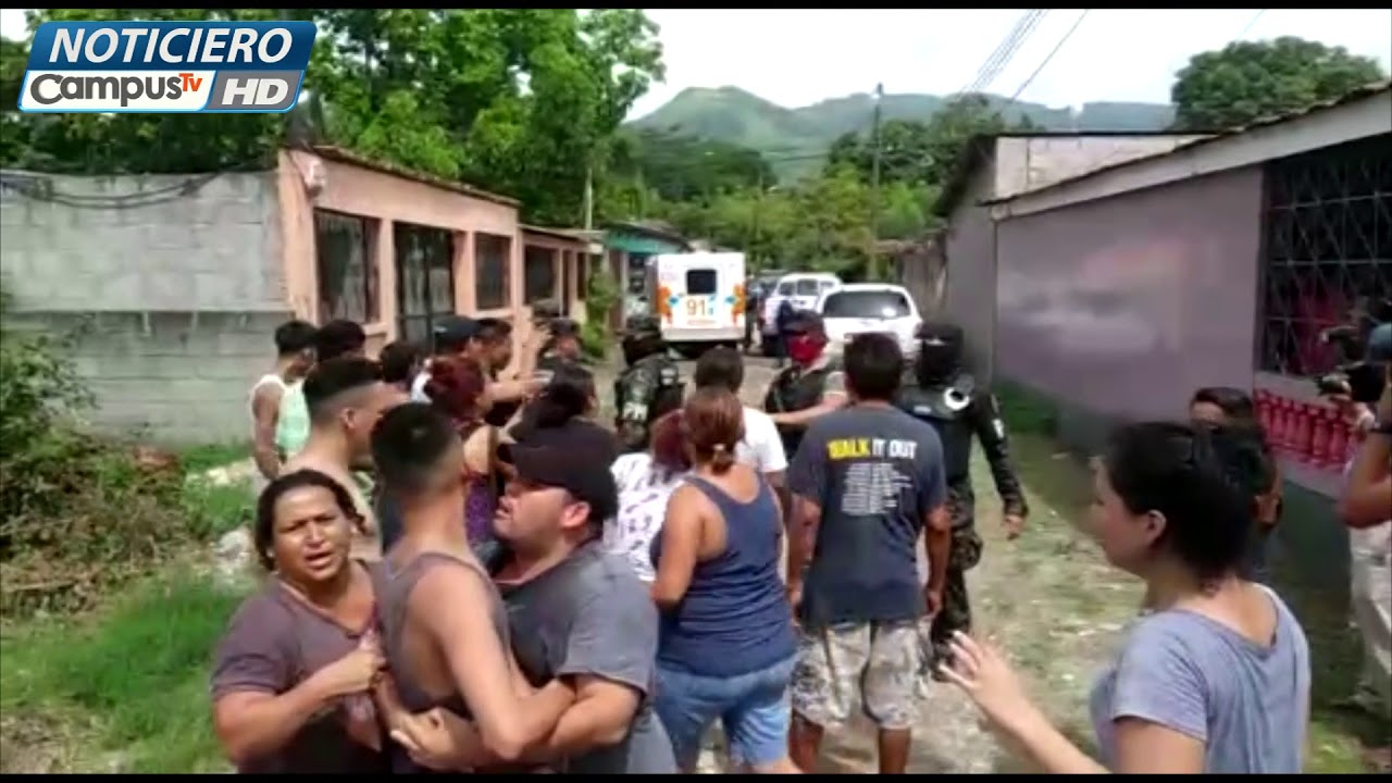 Imágenes inéditas tiroteo en Chamelecón, Honduras