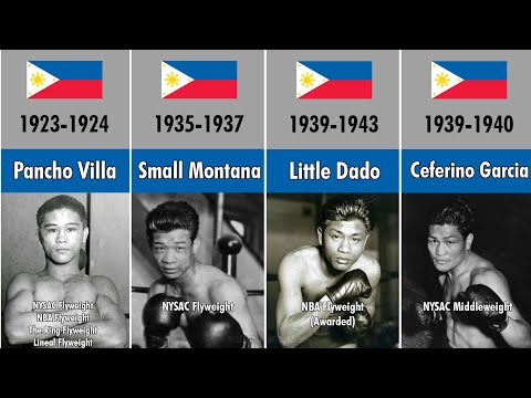 All Filipino Boxing World Champions (1923-2023) | Boxer Facts