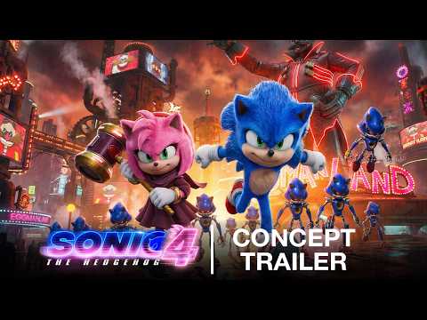 SONIC THE HEDGEHOG 4 (2027) Trailer Concept - (Sonic Movie 4:  Amy Rose Time Travel Fan Film)