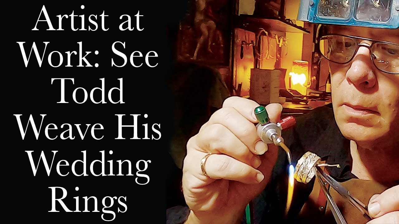 Handmade Wedding Bands Braided by Artist Todd Alan - Watch These Unique Rings Come To Life