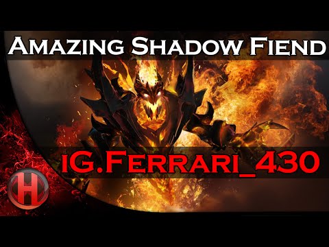 Dota 2 - Amazing Shadow Fiend Gameplay by iG.Ferrari_430