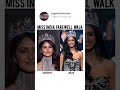 Miss India Manasa Varanasi Sini Shetty Farewell Walk Missindia Bollywood Sinishetty