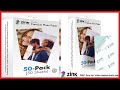Zink 2 X3 Premium Instant Photo Paper 50 Pack Compatible With Polaroid Snap Snap Touch Zip