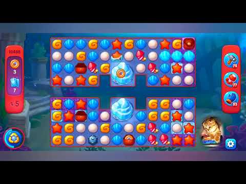 Fishdom, 10488 level,no Booster - 10488 уровень, прохождение без бустеров.