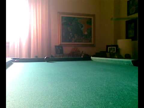 Lamberto dichiara a biliardo una sei sponde e naturalmente non poteva non venirgli...