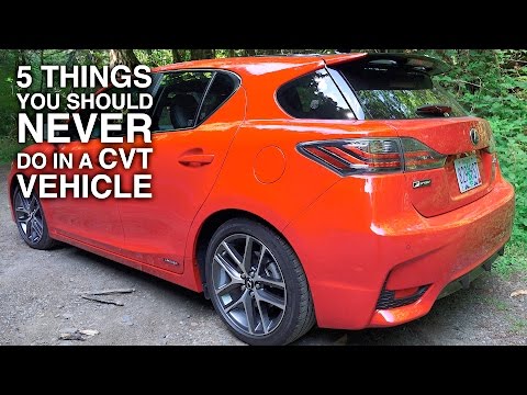 5 Things You Should Never Do In A CVT Vehicle